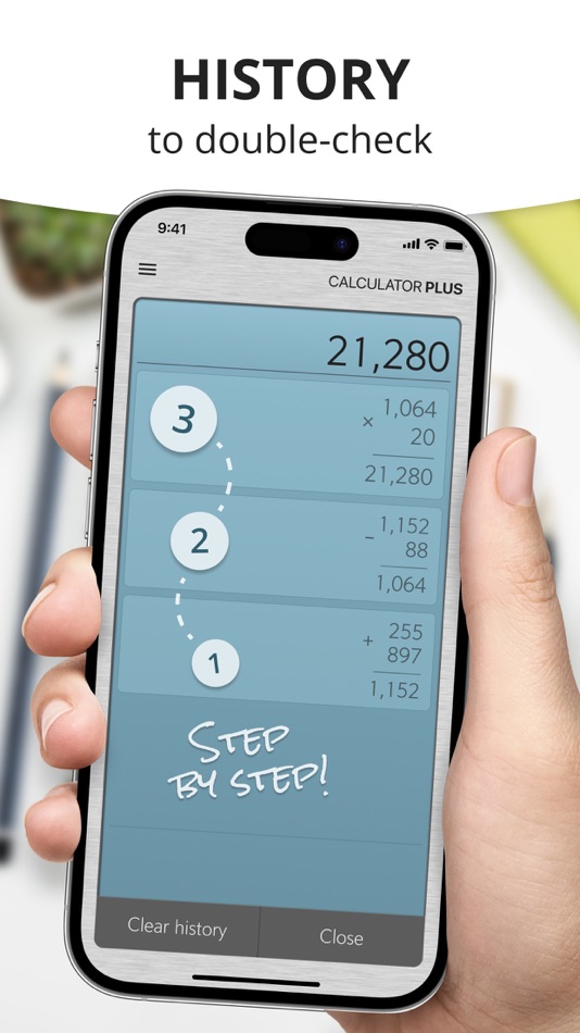 #4. Calculator Plus with History (iOS) От: DigitAlchemy LLC
