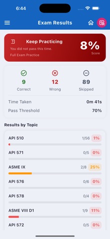 API 510 Helpmate Screenshot 5 of 8