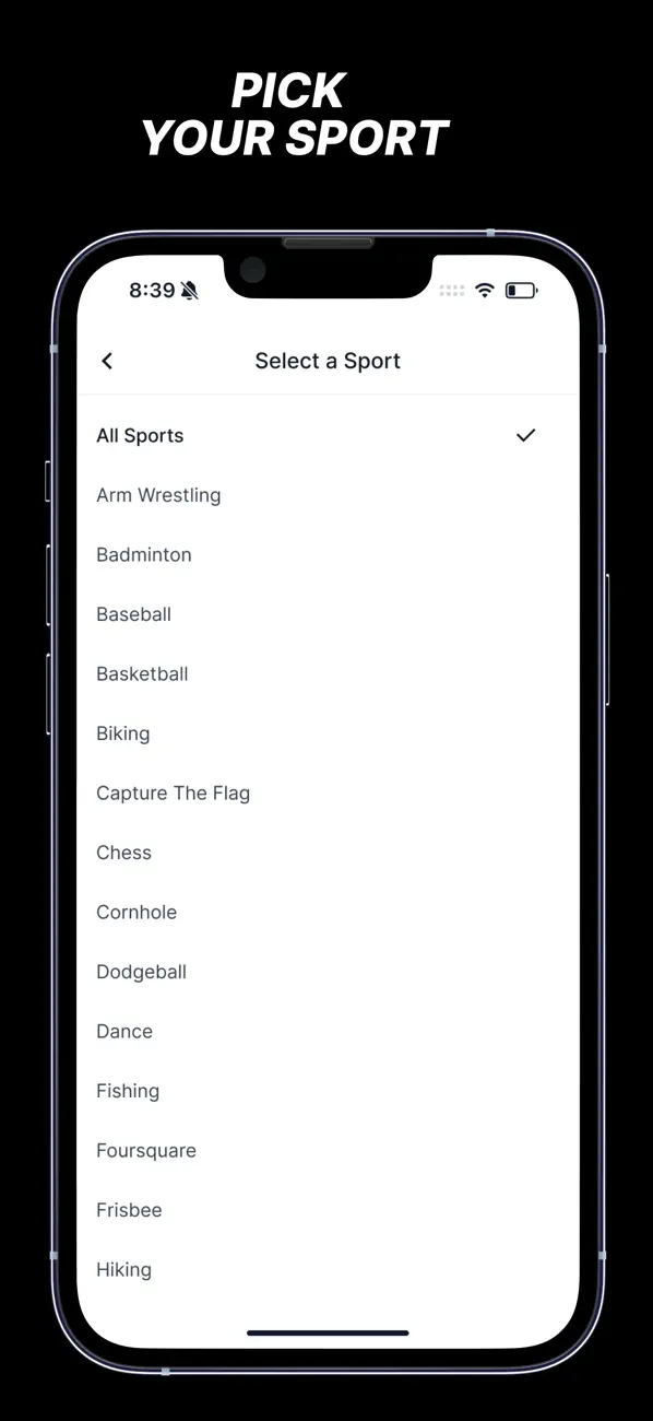 Screenshot #2 pour Pickup Sports IM Leagues
