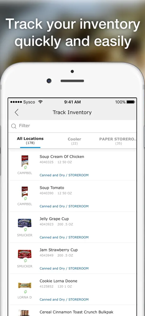 Sysco Mobile Inventory - Business App | MWM