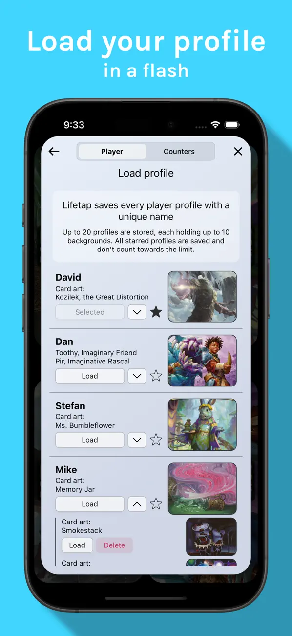 Screenshot #3 pour Lifetap Life Counter for MTG