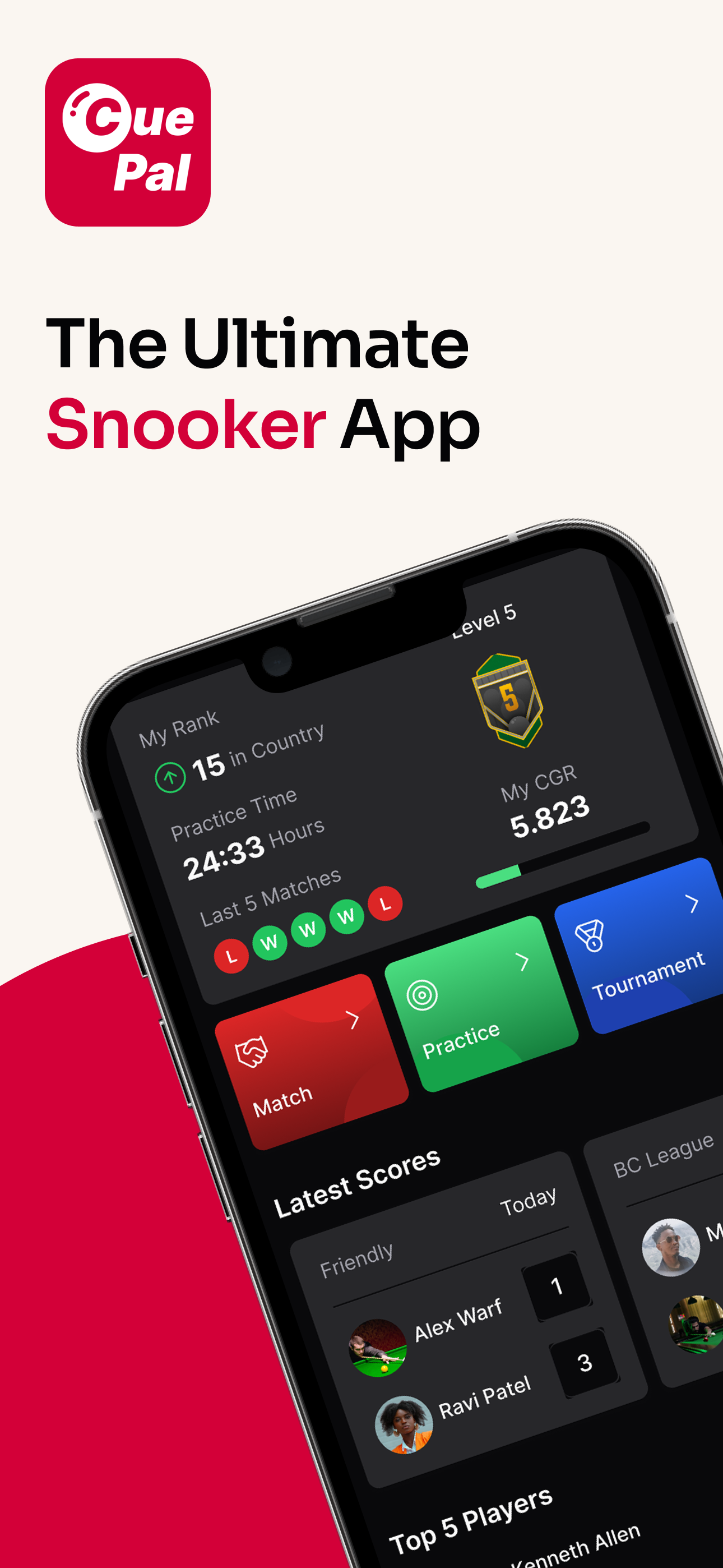 CuePal: For Snooker Players