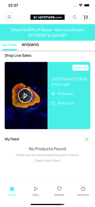 Zoanthids.com Live Screenshot 2 of 2