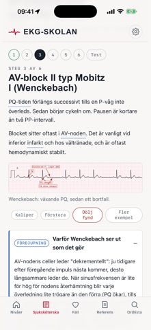 EKG-skolan screenshot 3