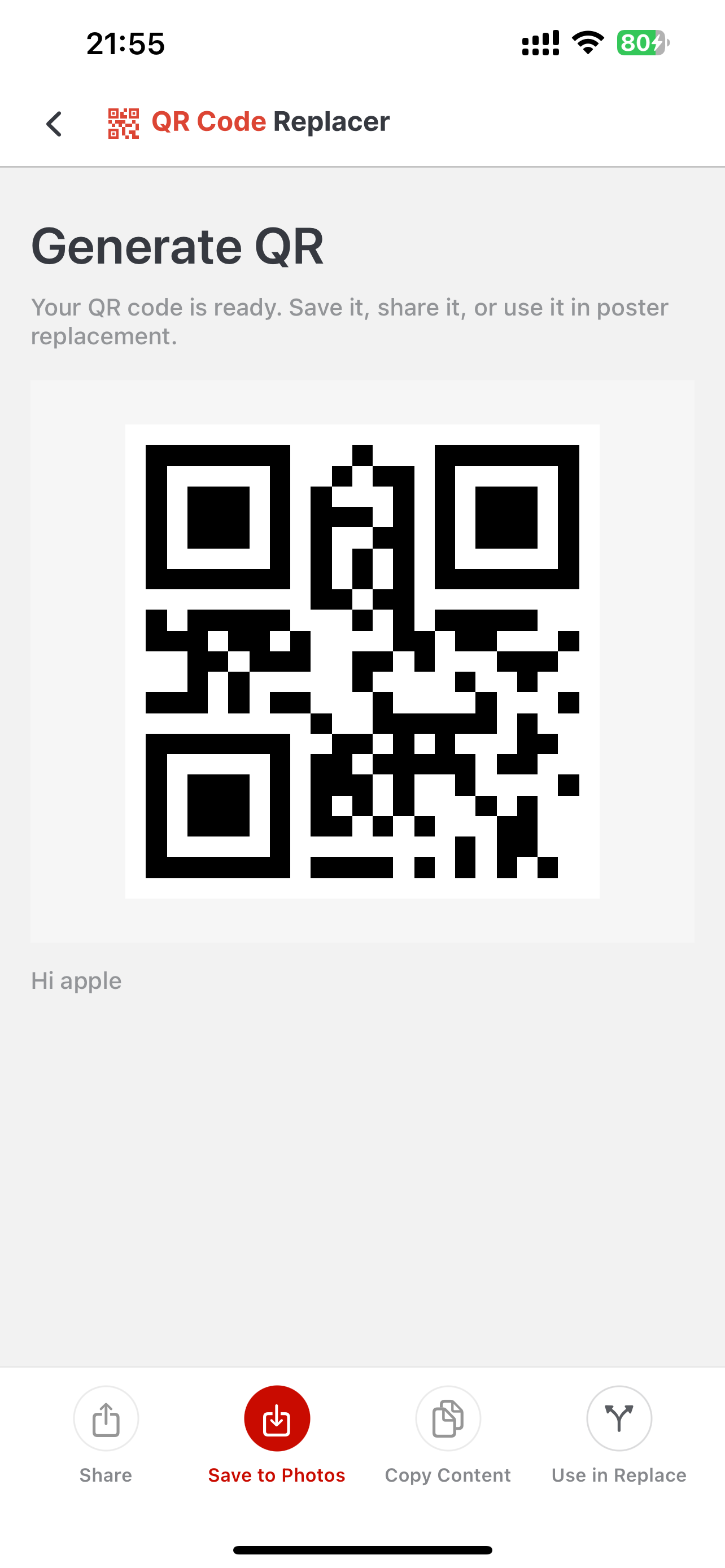 QR Code Replacer-QR Lite
