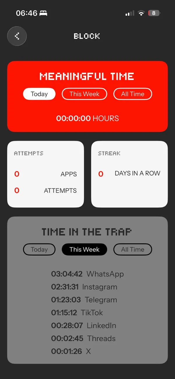 Screenshot #1 pour Block - Focus On What Matters