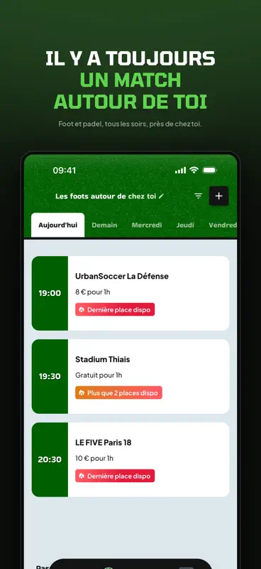 Poteau : foot à 5 et padel screenshot 2 of 5