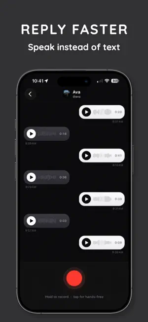 Vex: Voice Messaging & Chat screenshot 4