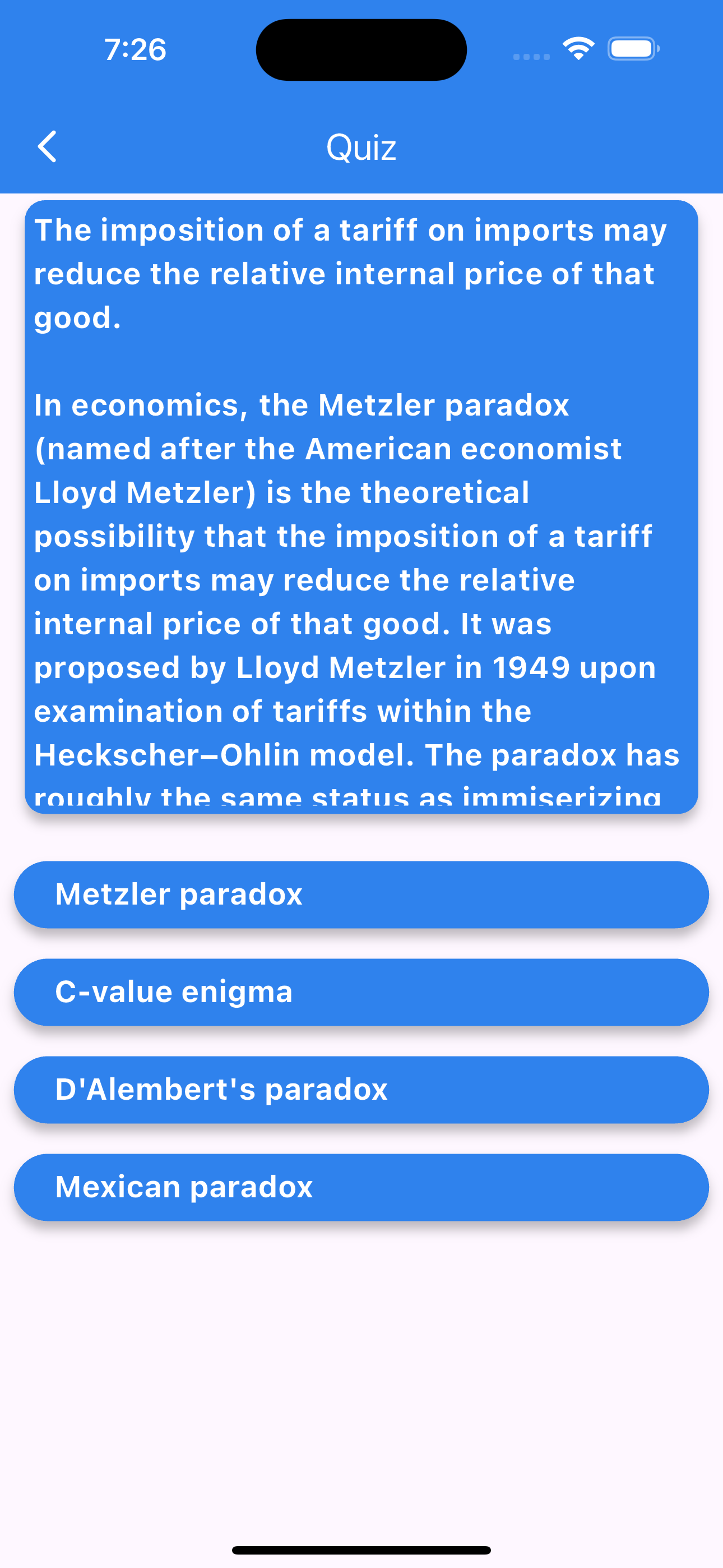 Paradoxes