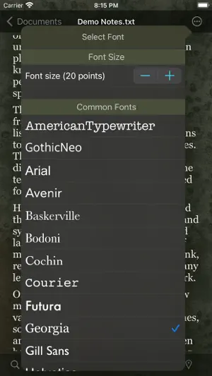 TelepaText - editor, speech screenshot 4