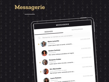 Rennes Rugby Business club iPad screenshot