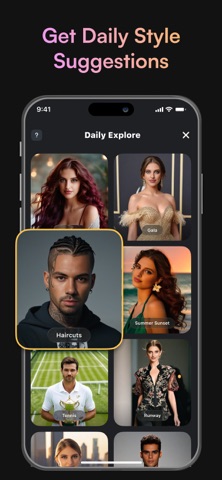 Lunex AI : Photo Generator iPhone screenshot