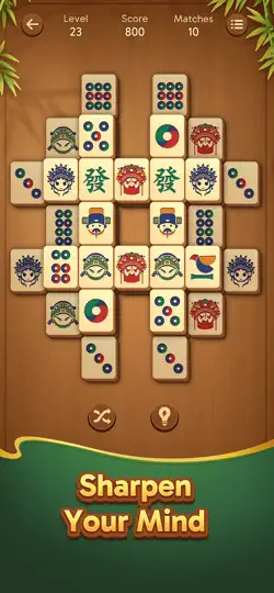 Captura de pantalla de Vita Mahjong Wood en iPhone 6
