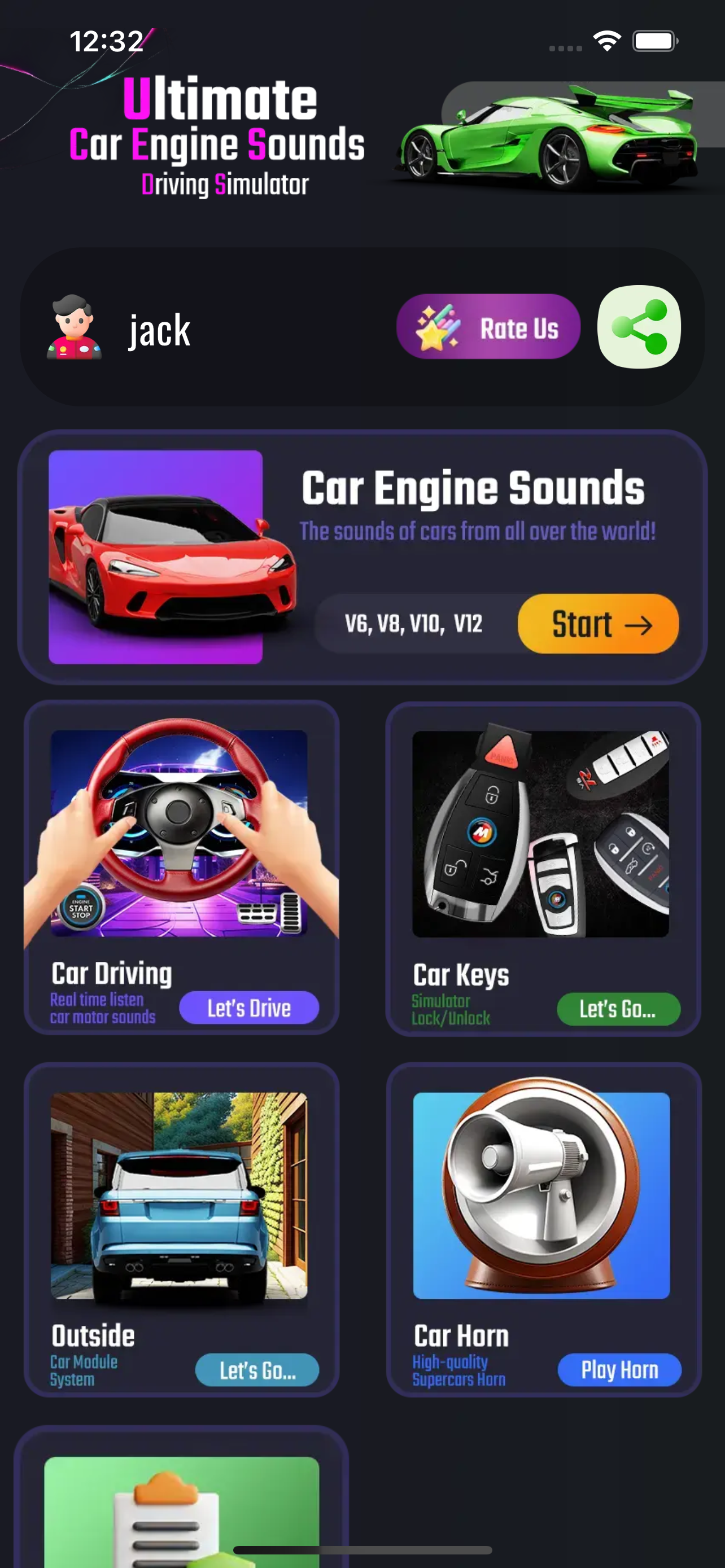 Car Driving Car Engine Sounds