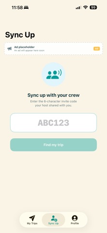 SyncUp: Group Trip Planner Screenshot 4 of 4
