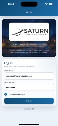 Saturn Barter App Screenshot 1 of 5