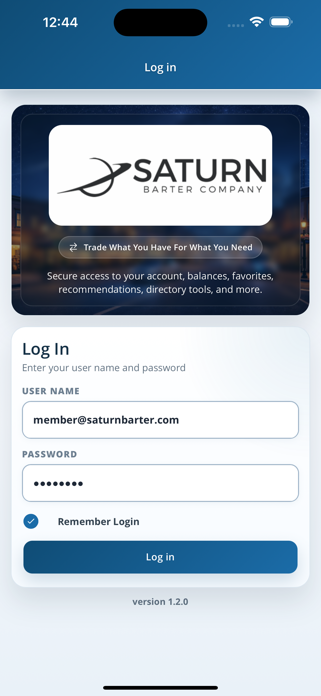 Saturn Barter App Screenshot 1 of 5