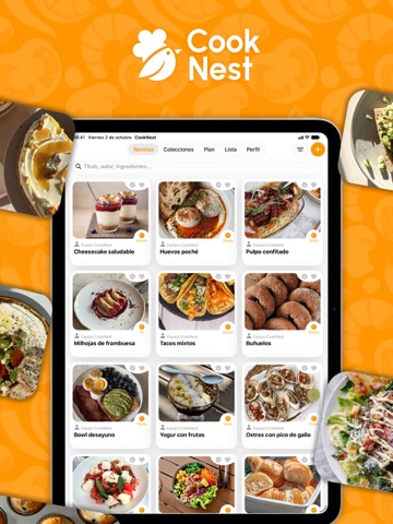 CookNest・Guarda tus recetas iPad screenshot 1
