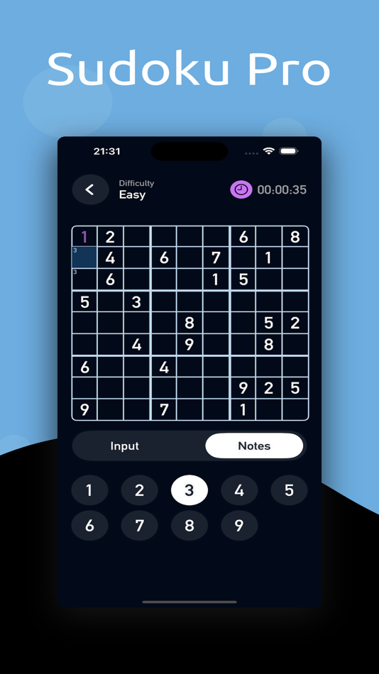 #1. Sudoku Pro - Number Puzzles (iOS) Podle: Prethep Paran