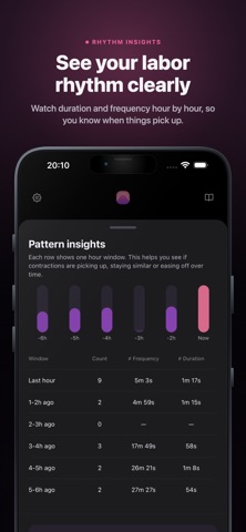 Bump Pulse: Contraction Timer Screenshot 2 of 6