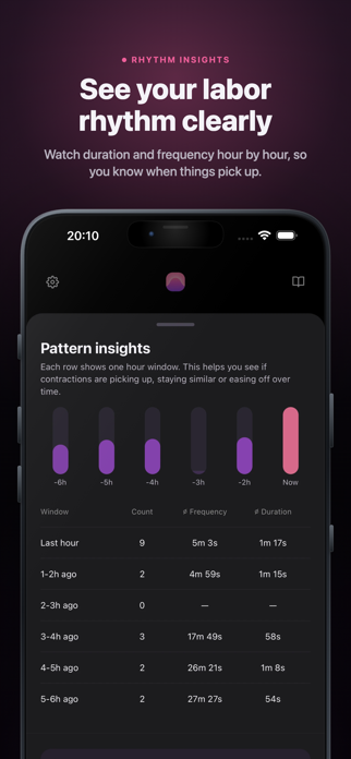 Bump Pulse: Contraction Timer Screenshot 2 of 6