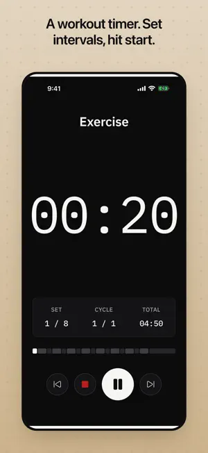 Workout Timer: Interval HIIT screenshot 1