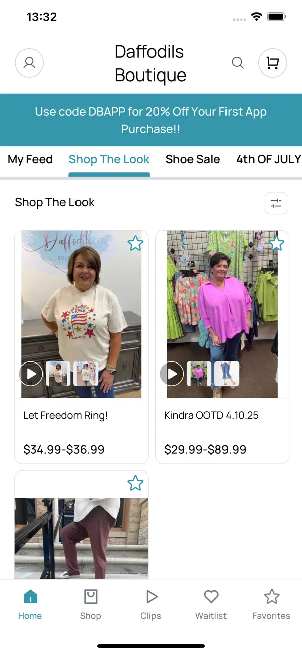Screenshot #1 pour Daffodils Boutique
