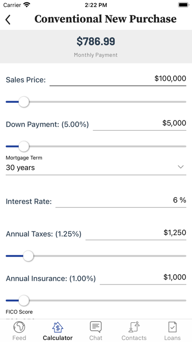 Queenstown Bank Mortgage Screenshot