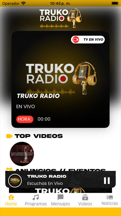 Truko Radio Screenshot