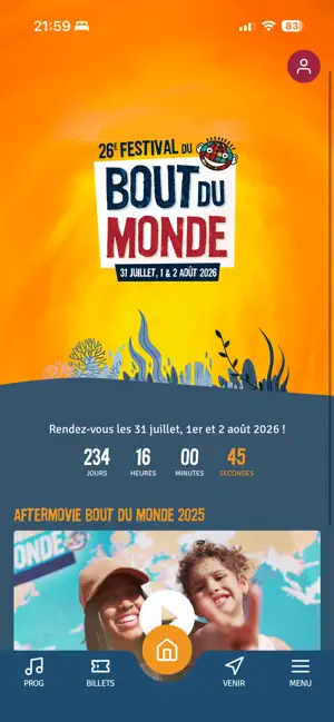 Festival du Bout du Monde iPhone screenshot 1