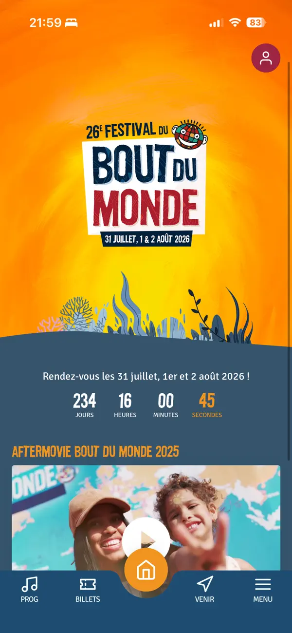 Screenshot #1 pour Festival du Bout du Monde