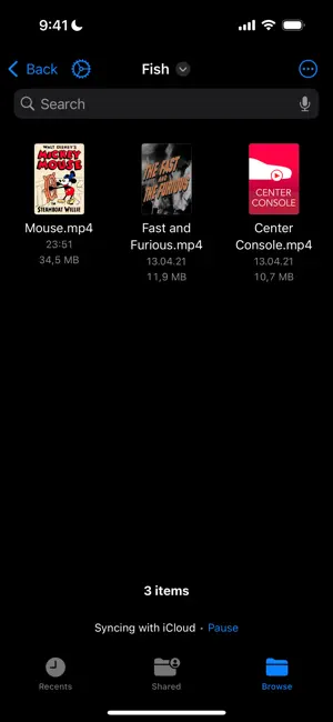 Fish – Movie & Video Player screenshot 2