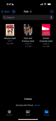 Fish – Movie & Video Player Screenshot 2 of 2