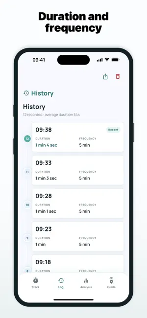 Contraction Timer 5-1-1 screenshot 3
