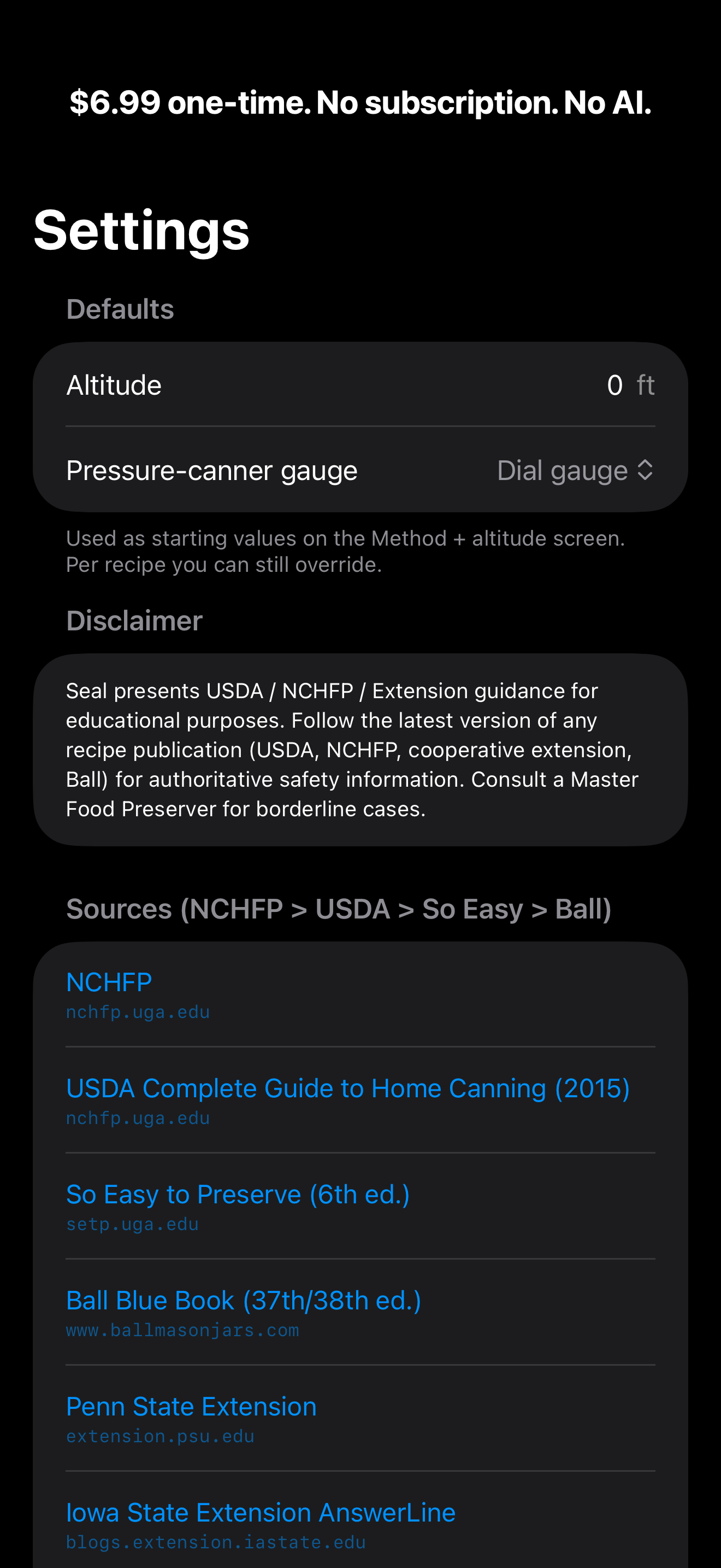 Seal: Home Canning Safety screenshot 4