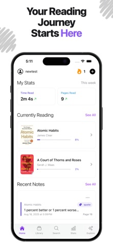Bookd: Reading Tracker & TBR screenshot