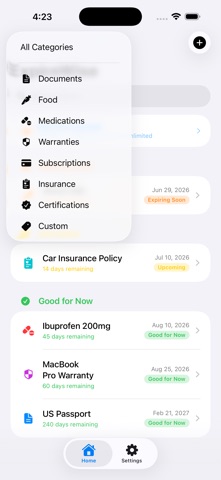 ExpireWise - Date Tracker Screenshot 4 of 4