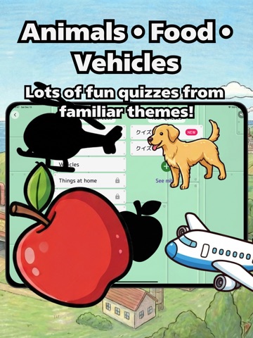 Silhouette Quiz –Make and Play iPad screenshot