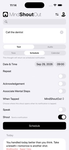 MindShoutOut - Mental Load Screenshot 3 of 10