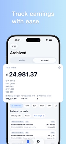 Trezzi - Deposit Manager Screenshot 2 of 5