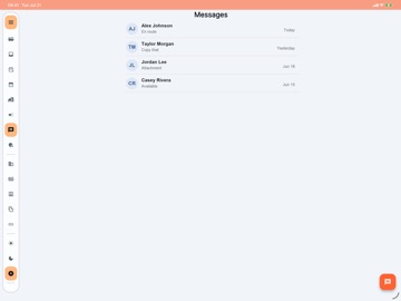 Command Bridge iPad screenshot