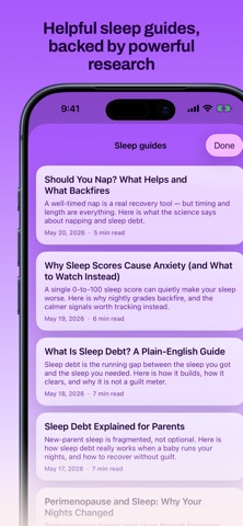 Mendtide: AI Sleep Coach iPhone screenshot