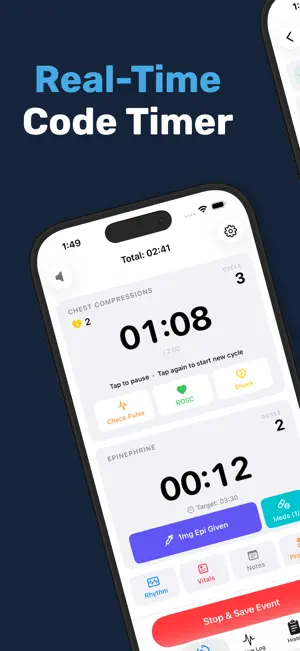 MedCode: Code blue timer screenshot 1