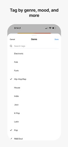 Postal: Your Music Organized screenshot