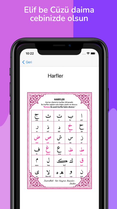 Screenshot #1 pour Kuran öğren - Elif Ba