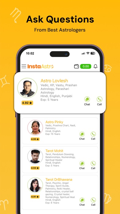 Talk to Astrologer :InstaAstro iPhone screenshot 4 - Lifestyle app