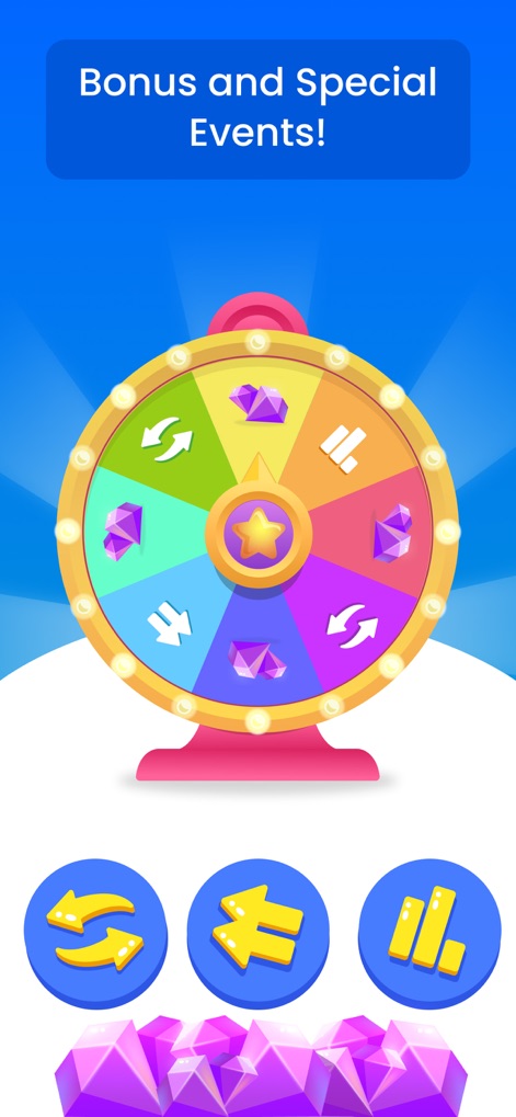 Trivia Quiz Knowledge - Das Bonusrad bietet zusätzliche Vorteile und Spannung, mit einer Auswahl an verschiedenen Power-Up-Symbolen, die strategische Vorteile gewähren.