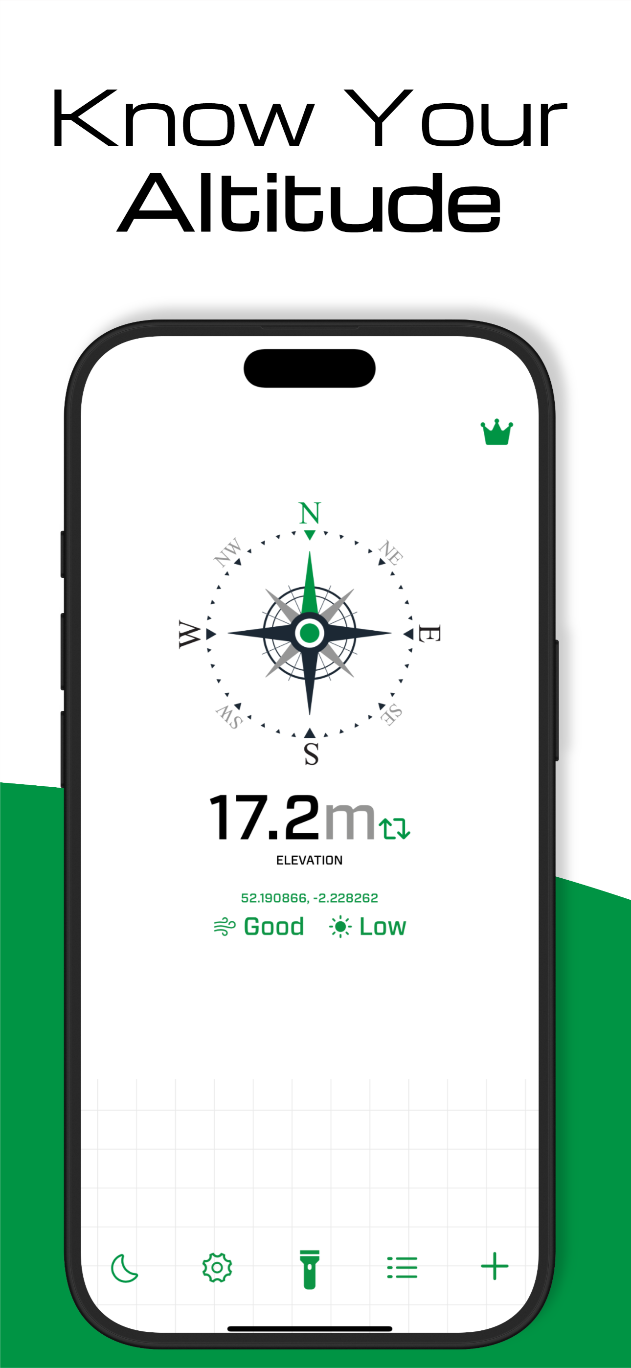 Current Altitude + Compass