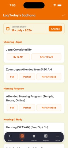 Lokanath Swami iPhone screenshot