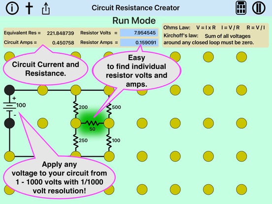 Screenshot #5 pour Circuit Resistance Creator